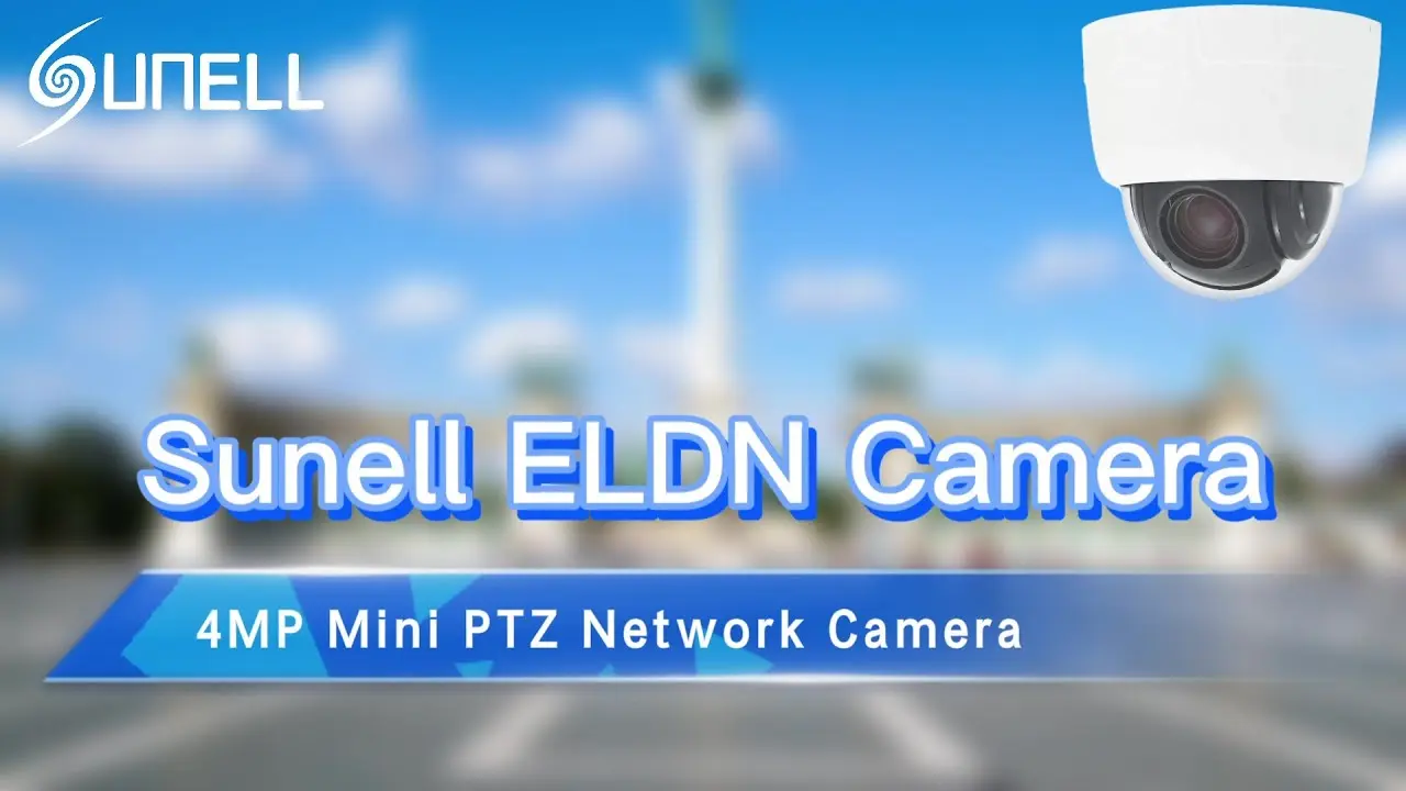 سونيل 4MP البسيطة PTZ شبكة الكاميرا